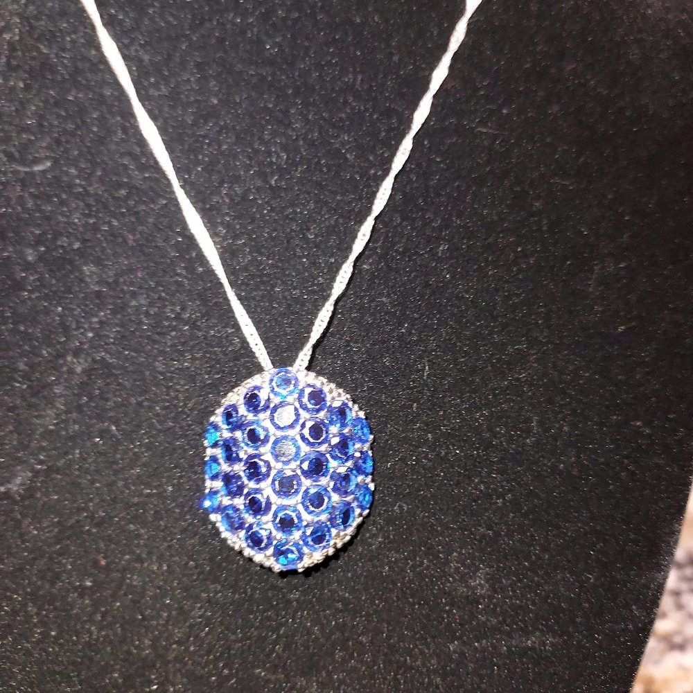 BLUE SPINEL PENDANT